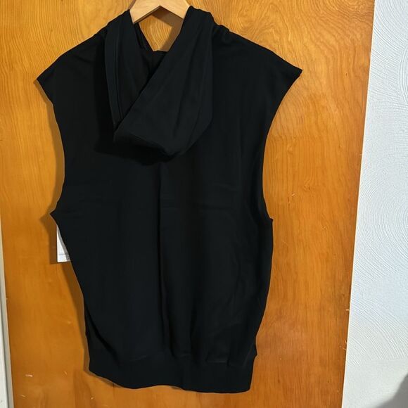 Champion Hoodie Mens Small Black Sleeveless - Picture 3 of 3